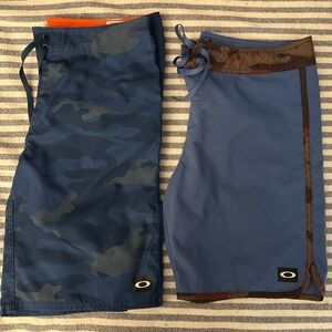 Oakley swim trunks size 34 (2 pairs)